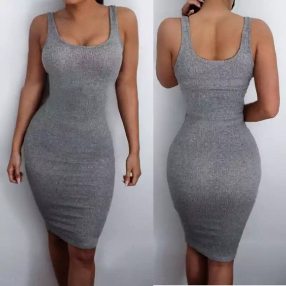 Dresses & Skirts - NEW Grey Bodycon Dress